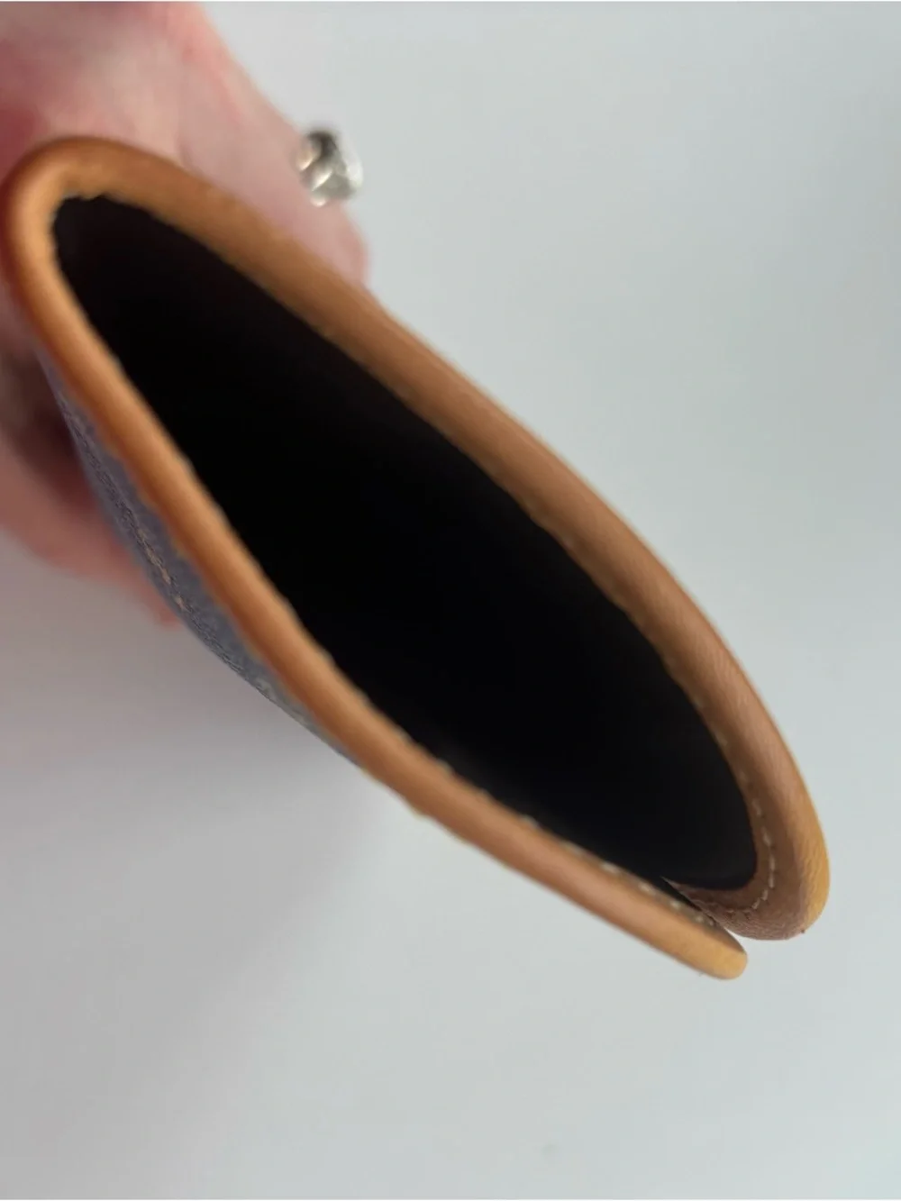 Dooney & Bourke Eyeglass Case - Blue and Tan - Picture 5 of 5